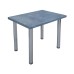 Masa cu picioare crom si blat beton 38mm